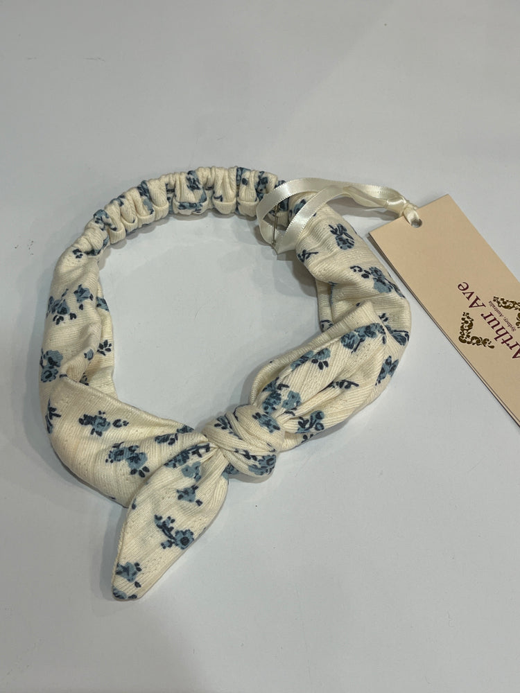 Arthur Ave Headband Navy Rose
