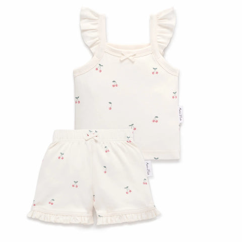 Aster&Oak CHERRY RUFFLE SET
