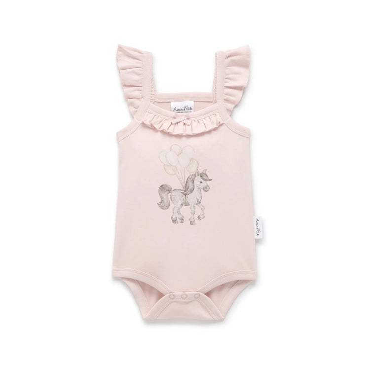 Aster&Oak DAPPLE PONY SINGLET ONESIE