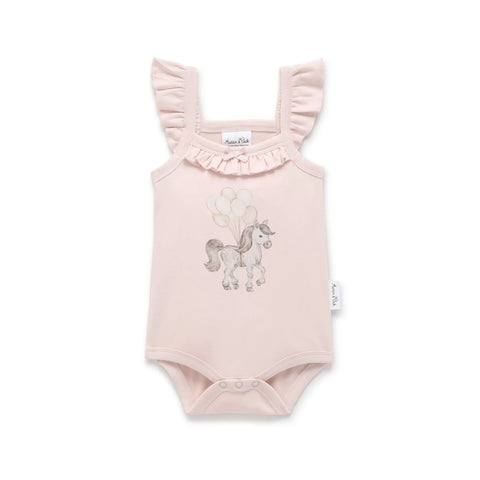 Aster&Oak DAPPLE PONY  SINGLET ONESIE