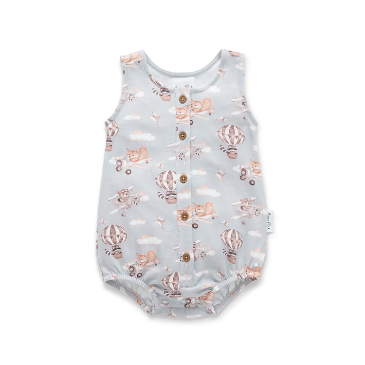Aster&Oak FLYING FRIENDS BUBBLE ROMPER