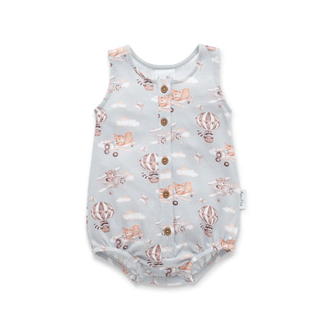 Aster&Oak FLYING FRIENDS BUBBLE ROMPER