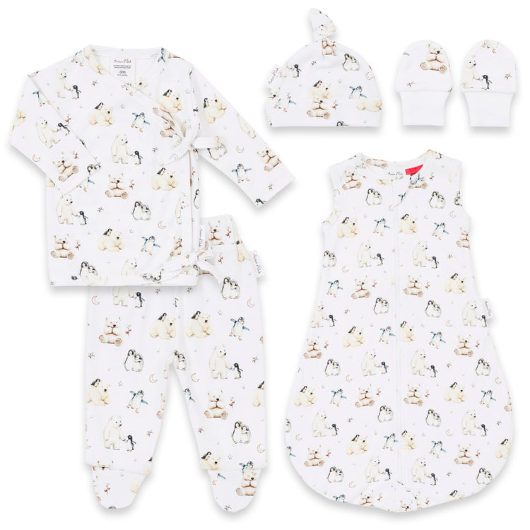 Aster&Oak POLAR FRIENDS 5 PIECE GIFT SET