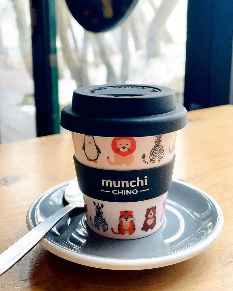 Munchi Chino Zoo Babychino Cup - Straw Included