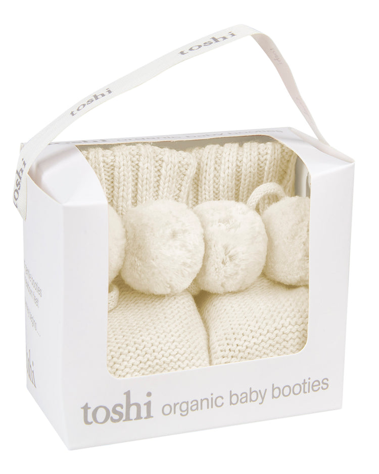 Toshi Organic Booties Yummy Cream
