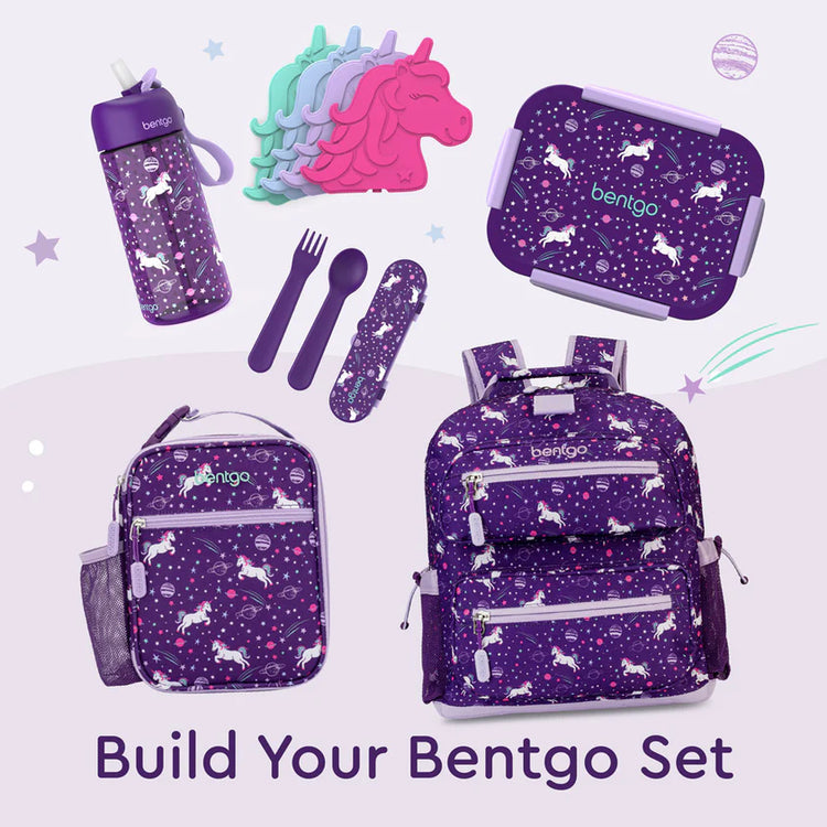 Bentgo Kids Snap & Go Lunch Box - UNICORNS