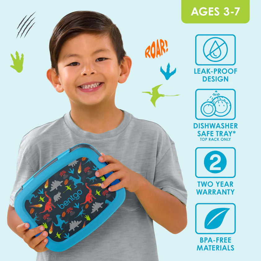 Bentgo Kids Prints Lunch Box - DINOSAURS