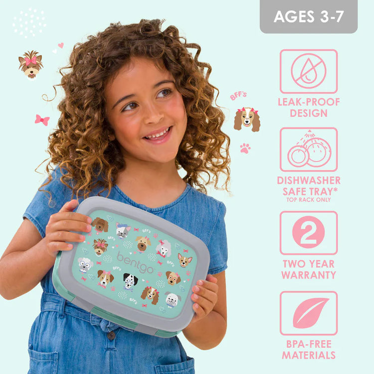 Bentgo Kids Prints Lunch Box - PUPPIES