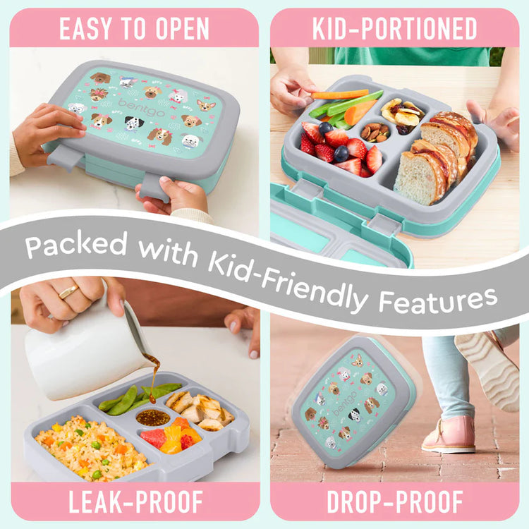 Bentgo Kids Prints Lunch Box - PUPPIES