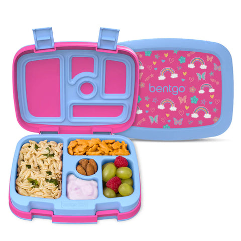 Bentgo Kids Prints Lunch Box - RAINBOWS & BUTTERFLIES