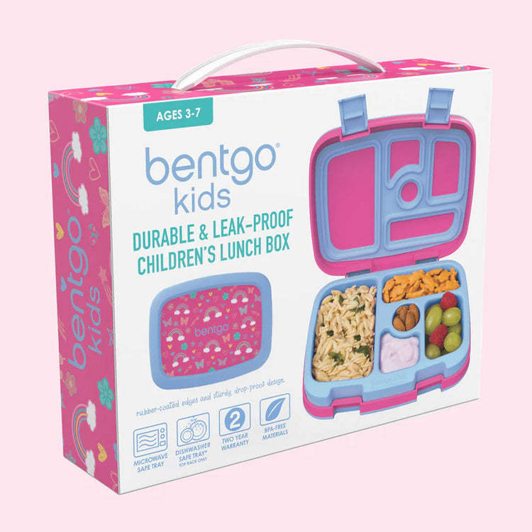 Bentgo Kids Prints Lunch Box - RAINBOWS & BUTTERFLIES