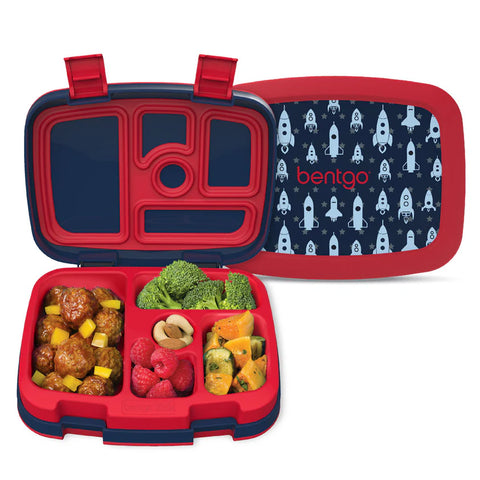 Bentgo Kids Prints Lunch Box - SPACE ROCKETS