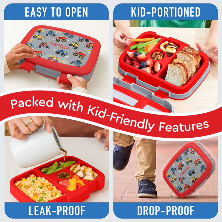 Bentgo Kids Prints Lunch Box - TRUCKS