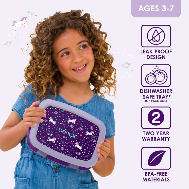 Bentgo Kids Prints Lunch Box - UNICORNS