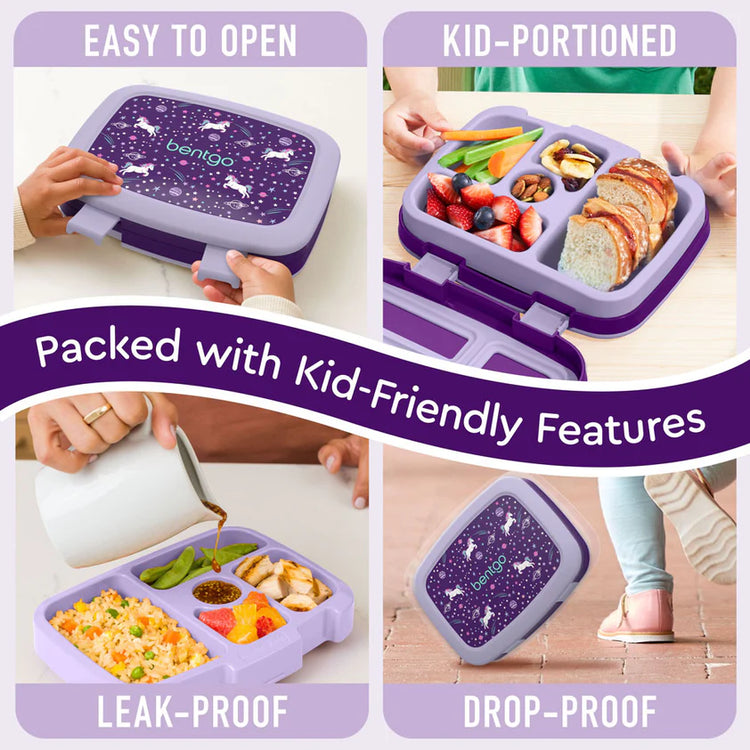 Bentgo Kids Prints Lunch Box - UNICORNS