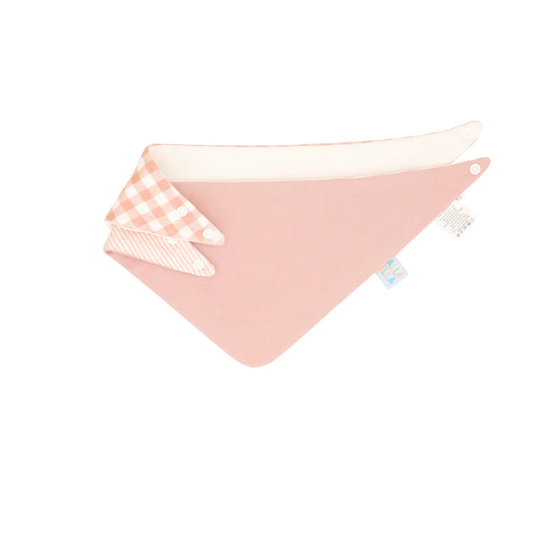 ALL4ELLA Bandana Bibs 2pk - Gingham Strawberry