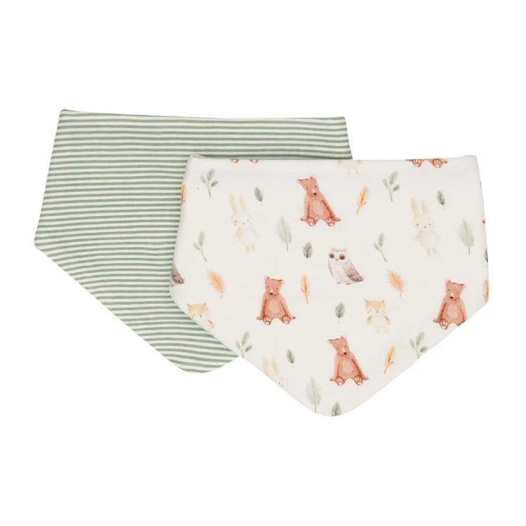 ALL4ELLA Bandana bibs 2pk - Forest Friends