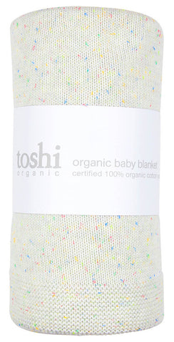 Toshi Organic Blanket Snowy Snowflake