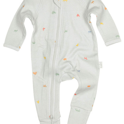 Toshi Onesie Long Sleeve Classic Barn Buddies Ash