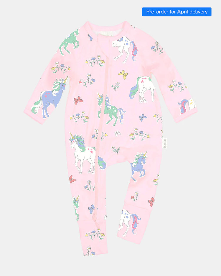 Toshi Onesie Long Sleeve Classic Unicorn
