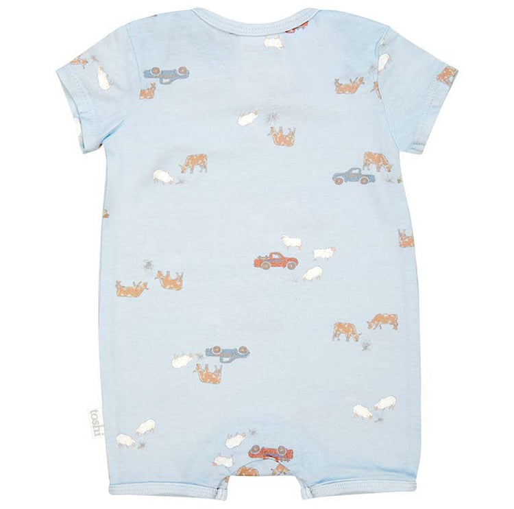 Toshi Onesie Short Sleeve Classic Sheep Station