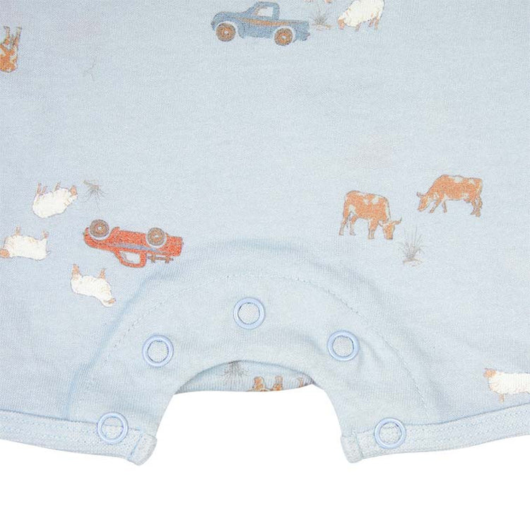 Toshi Onesie Short Sleeve Classic Sheep Station