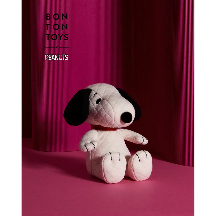 Snoopy Quilted Jersey Cream in giftbox - 17 cm - 7"
