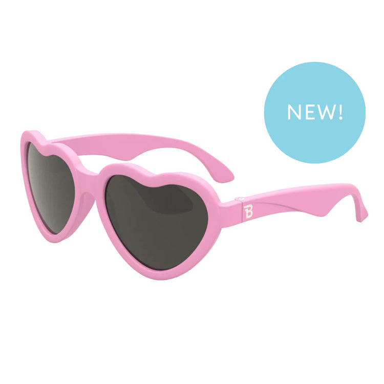 Babiators Original Hearts Smoke Lenses -Bubblegum