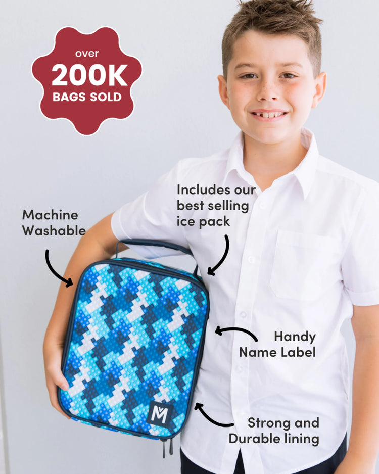 Montii Co Large Lunch Bag- Checkmate