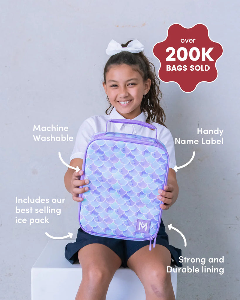 Montii Co Lunch Bag- Black Gingham