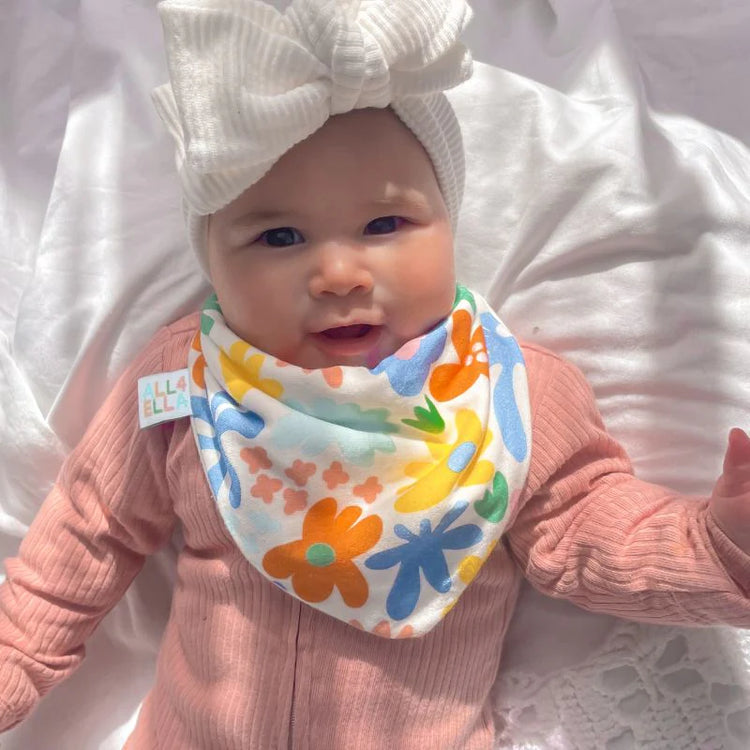 ALL4ELLA Bandana Bibs 2pk - Bright Floral