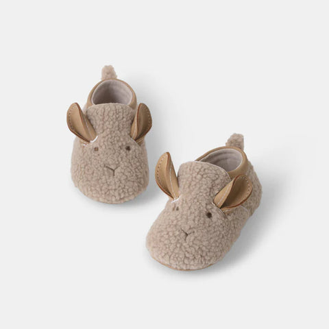 Walnut Bunny Bootie - Fawn wool