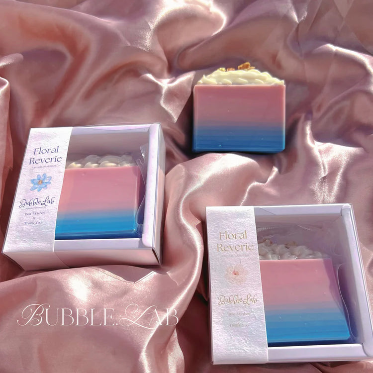 BUBBLE.LAB Gradient Pink & Blue Artisan Cold Process Soap