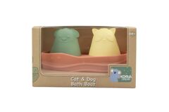 SILICONE BATH BOAT AND ANIMAL SQUIRTER