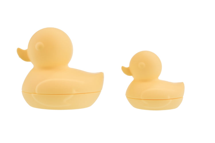 SILICONE BATH DUCKS 2PCS SET PACK