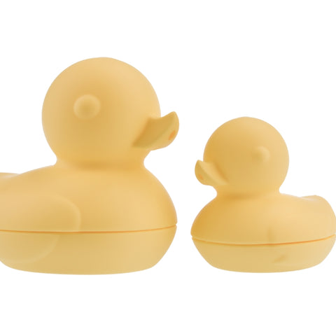 SILICONE BATH DUCKS 2PCS SET PACK