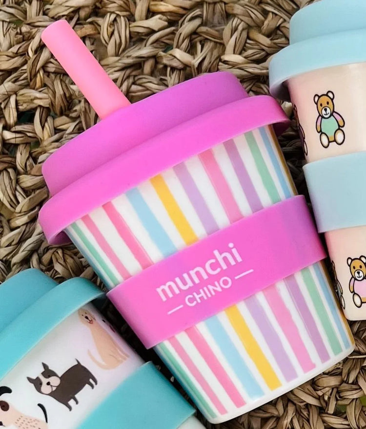 Munchi Chino Calypso Babychino Cup - Straw Included (