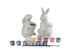 PYO BUNNY VASES CRAFT KIT