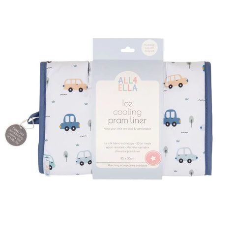ALL4ELLA Ice cooling pram liner - Beep Beep
