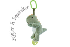 SNUGGLE BUDDY MINTY DINOSAUR JIGGLER