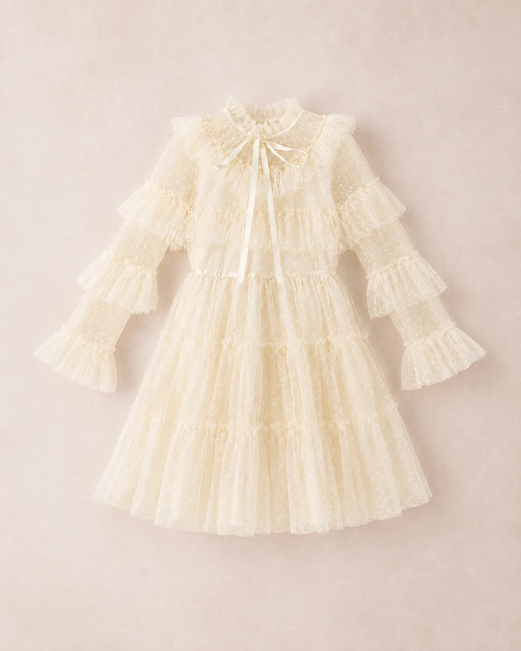 EllieEllie Amelie Long Sleeve Tulle Girl Dress