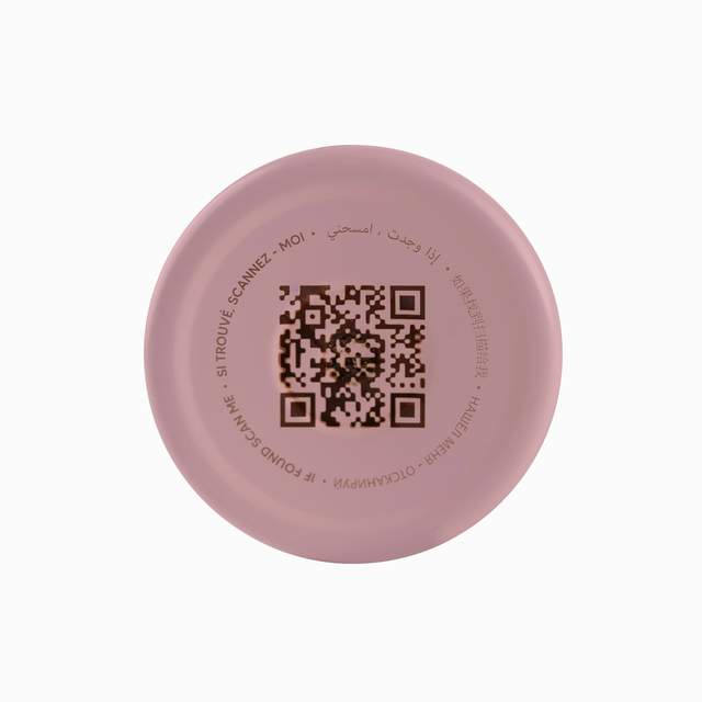 Citron Little Big Water Bottle - QR-Enabled Lost-Proof 350ml - Pink Unicorn