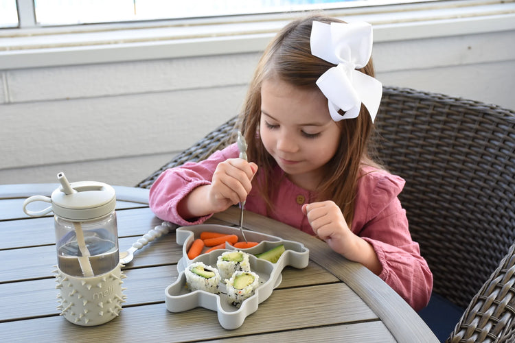 Melii Luxe Divided Silicone Suction Plate-BULLDOG