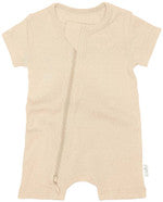Toshi Dreamtime Organic Onesie Short Sleeve Almond