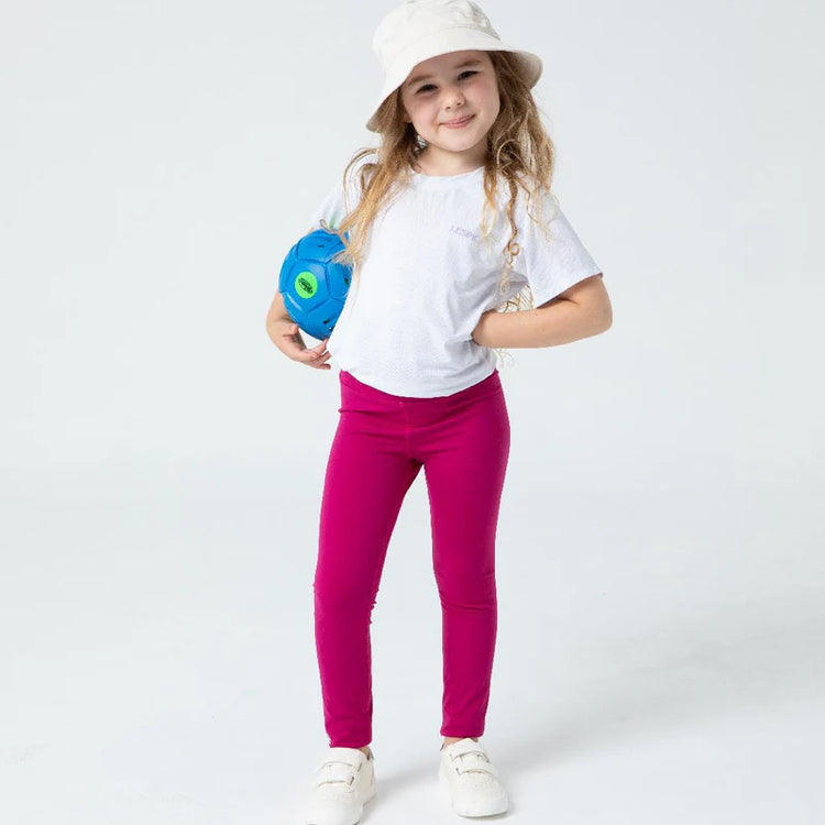 Lesimo Girls MellowTouch Collection Leggings - Wild Berry