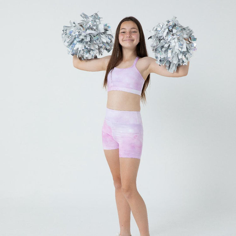 Lesimo Girls MellowTouch Collection Bike Shorts - Purple Mist