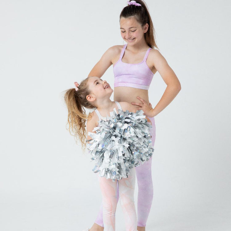 Lesimo Girls MellowTouch Collection Crop Top - Purple Mist