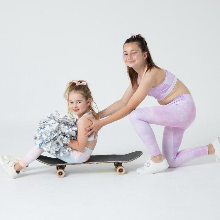 Lesimo Girls MellowTouch Collection Leggings - Purple Mist