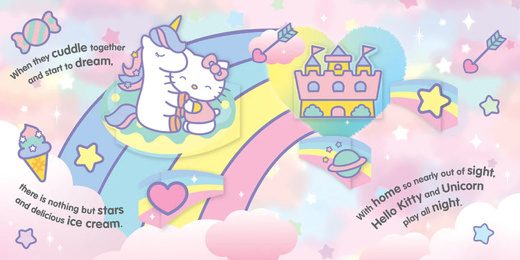 Hello Kitty - Pop-Up Book - Unicorn Dreams