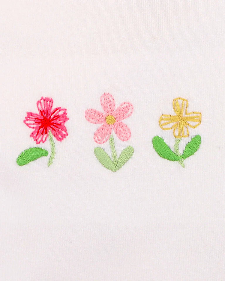 FOX&FINCH GROW WILD EMBROIDERED BODYSUIT